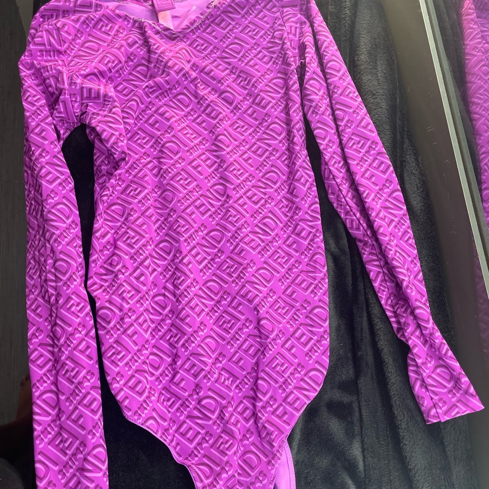 Pink Patterned Headband fendi skims